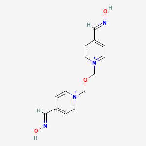 molecular formula C14H16N4O3+2 B3283493 Obidoxime CAS No. 7683-36-5
