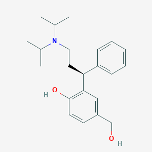 molecular formula C22H31NO2 B032835 (S)-2-(3-(二异丙氨基)-1-苯基丙基)-4-(羟甲基)苯酚 CAS No. 260389-90-0