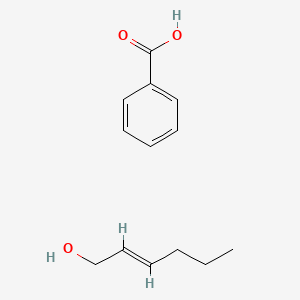 molecular formula C13H18O3 B3283507 2-Hexen-1-ol, benzoate, (2E)- CAS No. 76841-70-8