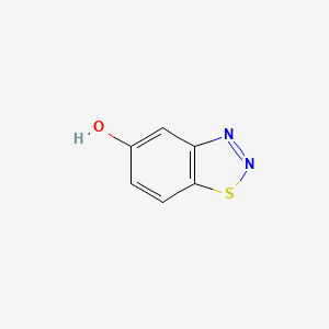 molecular formula C6H4N2OS B3283510 Benzo[d][1,2,3]thiadiazol-5-ol CAS No. 7686-40-0