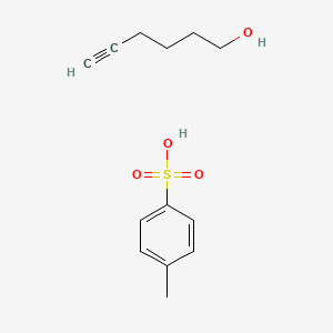 molecular formula C13H18O4S B3283539 5-Hexyn-1-ol, 4-methylbenzenesulfonate CAS No. 76911-01-8