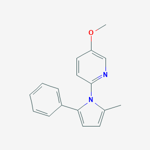 methyl 6-(2-methyl-5-phenyl-1H-pyrrol-1-yl)-3-pyridinyl ether