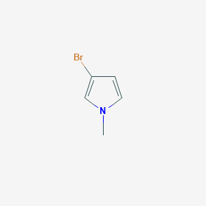molecular formula C5H6BrN B3283645 3-溴-1-甲基-1H-吡咯 CAS No. 77123-94-5