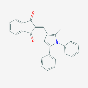 2-[(2-methyl-1,5-diphenyl-1H-pyrrol-3-yl)methylene]-1H-indene-1,3(2H)-dione