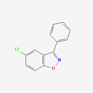molecular formula C13H8ClNO B3283706 5-Chloro-3-phenylbenzo[d]isoxazole CAS No. 7716-88-3
