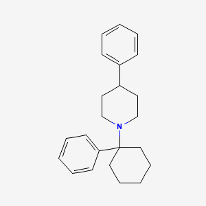 molecular formula C23H29N B3283715 4-Phenyl-1-(1-phenylcyclohexyl)piperidine CAS No. 77179-41-0