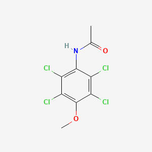 molecular formula C9H7Cl4NO2 B3283739 N-(2,3,5,6-Tetrachloro-4-methoxyphenyl)acetamide CAS No. 77218-84-9
