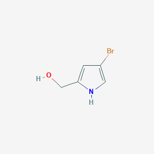 molecular formula C5H6BrNO B3283835 (4-Bromo-1H-pyrrol-2-yl)methanol CAS No. 773871-93-5