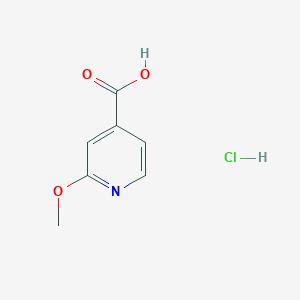 molecular formula C7H8ClNO3 B3283876 2-Methoxyisonicotinic acid hydrochloride CAS No. 774223-62-0