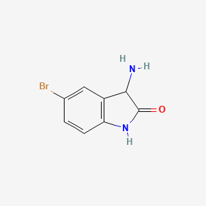 molecular formula C8H7BrN2O B3283886 3-Amino-5-bromoindolin-2-one CAS No. 774501-93-8