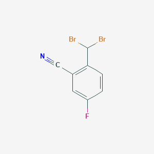 2-(Dibromomethyl)-5-fluorobenzonitrile