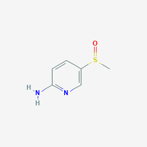 molecular formula C6H8N2OS B3283948 5-Methanesulfinylpyridin-2-amine CAS No. 77619-01-3