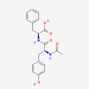 molecular formula C20H22N2O5 B3283951 Ac-Tyr-Phe-OH CAS No. 7762-61-0