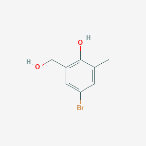 molecular formula C8H9BrO2 B3283966 5-Bromo-2-hydroxy-3-methylbenzyl alcohol CAS No. 77691-33-9