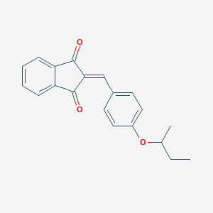 2-[4-(butan-2-yloxy)benzylidene]-1H-indene-1,3(2H)-dione