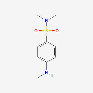 molecular formula C9H14N2O2S B3284060 N,N-dimethyl-4-(methylamino)benzene-1-sulfonamide CAS No. 77812-86-3
