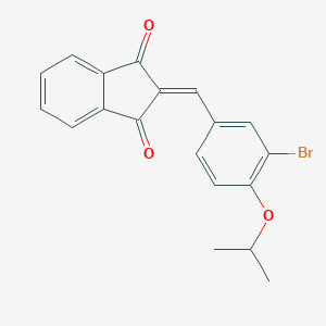 2-[3-bromo-4-(propan-2-yloxy)benzylidene]-1H-indene-1,3(2H)-dione