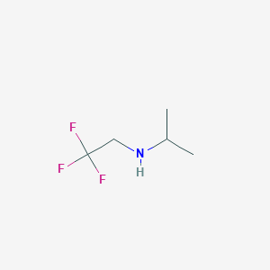 molecular formula C5H10F3N B3284085 Propan-2-yl(2,2,2-trifluoroethyl)amine CAS No. 778556-98-2