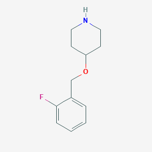 Piperidine, 4-[(2-fluorophenyl)methoxy]-