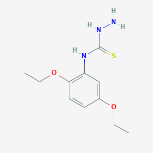 molecular formula C11H17N3O2S B3284106 3-氨基-1-(2,5-二乙氧基苯基)硫脲 CAS No. 778590-51-5