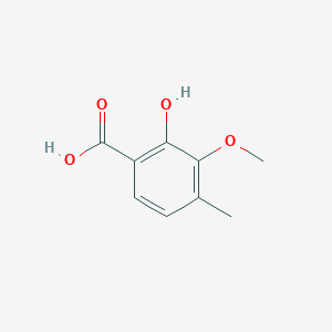 molecular formula C9H10O4 B3284136 2-羟基-3-甲氧基-4-甲基苯甲酸 CAS No. 77869-40-0