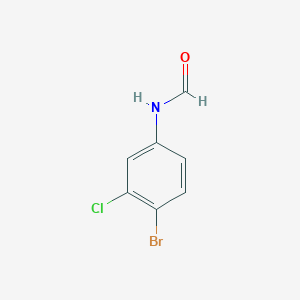 molecular formula C7H5BrClNO B3284143 N-(4-bromo-3-chlorophenyl)formamide CAS No. 77897-92-8