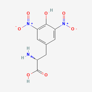 molecular formula C9H9N3O7 B3284160 3,5-Dinitro-D-tyrosine CAS No. 779321-23-2