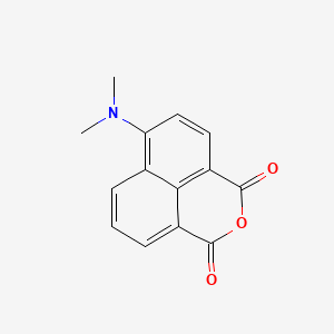 molecular formula C14H11NO3 B3284191 6-(dimethylamino)-1H,3H-benzo[de]isochromene-1,3-dione CAS No. 77976-79-5