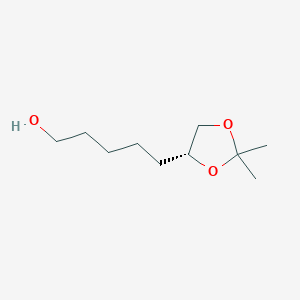molecular formula C10H20O3 B3284344 6(R),7-Isopropylidene-heptanol CAS No. 78303-54-5