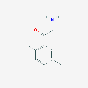 molecular formula C10H13NO B3284353 2-Amino-1-(2,5-dimethylphenyl)ethan-1-one CAS No. 783273-53-0