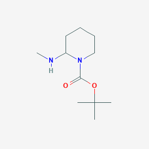 molecular formula C11H22N2O2 B3284358 tert-Butyl 2-(methylamino)piperidine-1-carboxylate CAS No. 1383133-30-9