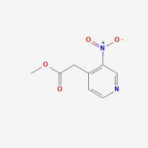 molecular formula C8H8N2O4 B3284390 Methyl 2-(3-nitropyridin-4-yl)acetate CAS No. 784173-88-2