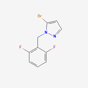 molecular formula C10H7BrF2N2 B3284398 5-Bromo-1-(2,6-difluorobenzyl)-1H-pyrazole CAS No. 784190-13-2