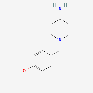 molecular formula C13H20N2O B3284419 1-(4-甲氧基苄基)哌啶-4-胺 CAS No. 78471-35-9