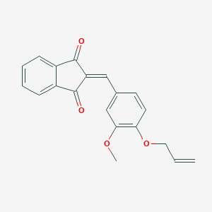 2-[3-methoxy-4-(prop-2-en-1-yloxy)benzylidene]-1H-indene-1,3(2H)-dione