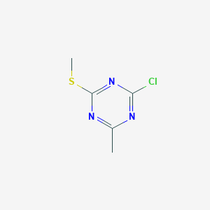 molecular formula C5H6ClN3S B3284434 2-Chloro-4-methyl-6-(methylthio)-1,3,5-triazine CAS No. 78504-09-3