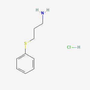 molecular formula C9H14ClNS B3284452 3-(Phenylthio)propan-1-amine hydrochloride CAS No. 78540-47-3