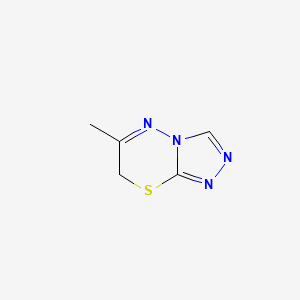 molecular formula C5H6N4S B3284456 6-methyl-7H-[1,2,4]triazolo[3,4-b][1,3,4]thiadiazine CAS No. 78545-39-8