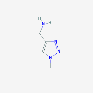 molecular formula C4H8N4 B3284471 (1-Methyl-1H-1,2,3-triazol-4-YL)methanamine CAS No. 785774-47-2