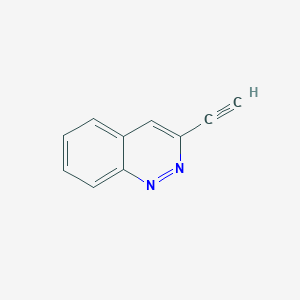 molecular formula C10H6N2 B3284488 3-Ethynylcinnoline CAS No. 78593-43-8