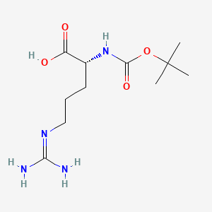 molecular formula C11H22N4O4 B3284489 (Tert-butoxycarbonyl)-D-arginine CAS No. 78603-12-0