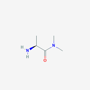 molecular formula C5H12N2O B3284498 (S)-2-amino-N,N-dimethylpropanamide CAS No. 78608-72-7