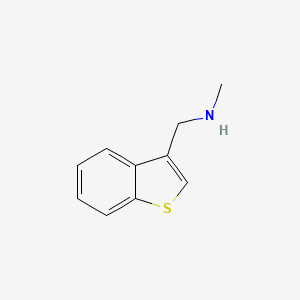 molecular formula C10H11NS B3284502 N-methyl-benzo[b]thiophene-3-methanamine CAS No. 78628-61-2