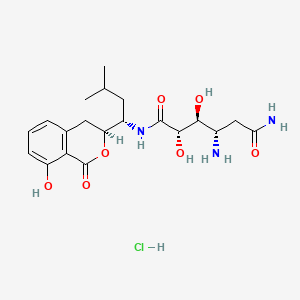 molecular formula C20H30ClN3O7 B3284527 Amicoumacin a hydrochloride CAS No. 78683-77-9