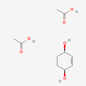 molecular formula C10H18O6 B3284570 2-Cyclohexene-1,4-diol, diacetate, cis- CAS No. 78776-45-1