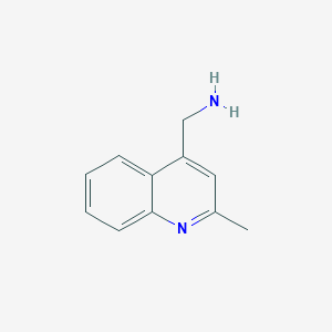 molecular formula C11H12N2 B3284582 (2-Methylquinolin-4-yl)methanamine CAS No. 78812-08-5