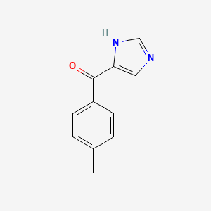 molecular formula C11H10N2O B3284610 (1H-咪唑-4-基)-对甲苯甲酮 CAS No. 78892-77-0