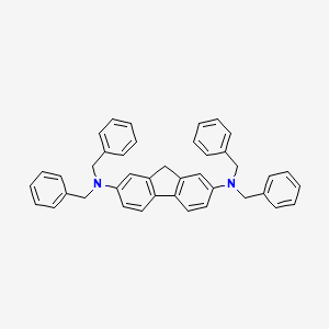 9H-Fluorene-2,7-diamine, N,N,N',N'-tetrakis(phenylmethyl)-