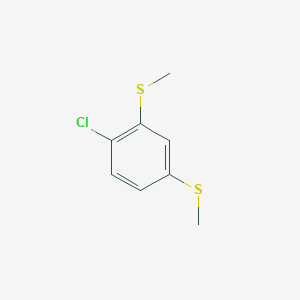 molecular formula C8H9ClS2 B3284646 2,4-Bis(methylthio)-1-chlorobenzene CAS No. 78987-58-3