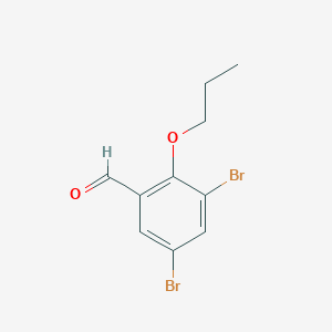 3,5-Dibromo-2-propoxybenzaldehyde